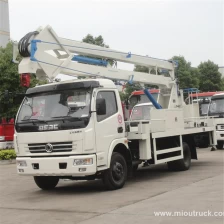 China Dongfeng 4 * 2 hidráulico de alta altitude operação de caminhão caminhão sobrecarga de trabalho fabricantes de china fabricante