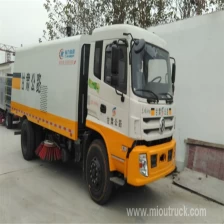 China Dongfeng 4*2 road sweeping truck 210 horsepower Euro 3 Emission standard for sale manufacturer