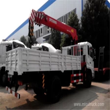 China Dongfeng 4 X 2 lori SANY dipasang kren pembekal china china berkualiti pengilang