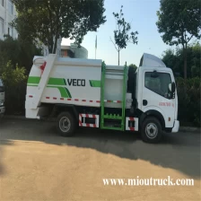 China Dongfeng 4x2 6 m³ Dump Type Garbage Truck pengilang