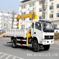 Tsina Dongfeng 5t tuwid braso EQ5160JSQZM1 dump trak mount crane Manufacturer