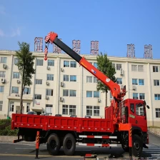 China Dongfeng 6 X 4 lori dipasang kren dengan harga terbaik bagi penjualan china pembekal pengilang