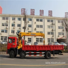 ประเทศจีน Dongfeng รถบรรทุก 6x2 ติดเครนรถบรรทุก 12tons กับผู้ผลิตจีนเครน ผู้ผลิต
