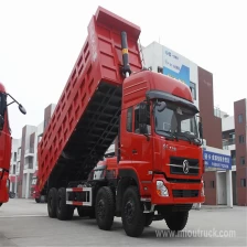 China Dongfeng 8 X 4 kuasa kuda 385 dump truk china pembekal dengan kualiti yang baik dan harga untuk dijual pengilang