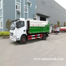 China Dongfeng Duolika 4x2 8m³ Truck Garbage untuk dijual pengilang