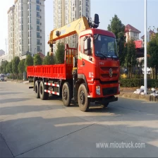 China Trak trak 8 x 4 kren komersial Dongfeng dengan XCMG kren 16 Tan pengilang