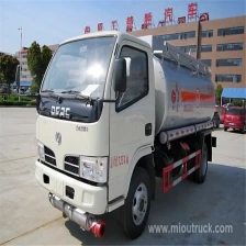 China Dongfeng tangki minyak lori, Tanker 4x2 Oil Truck, 8CBM bahan api trak tangki pengeluar china pengilang