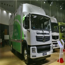 중국 Dongfeng pure electric 165 hp 4X2 6.7M van truck 제조업체