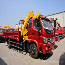 China Pembekal China trak 4 X 2 FOTON crane yang dipasang dengan kualiti yang baik dan harga untuk dijual pengilang