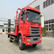 China Flat Bed vehicles , JAC heavy type Flat-bed transportation truck manufacturer