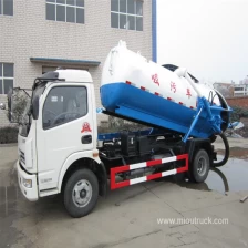 Китай Производство предложение Dongfeng 4х2 танкерный вакуумной канализации всасывания грузовик производителя