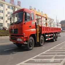 China Novo caminhão de Dongfeng 8x4 com caminhão guindaste montado guindaste com o melhor fornecedor de china preço venda fabricante