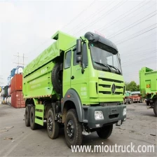 الصين وتستخدم على نطاق واسع شاحنة BEIBEN 8X4 قلابة الثقيلة شاحنة تفريغ البقشيش الصانع