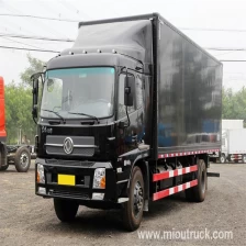 China Chinese hot sale 4x2   210hp euro4 van box truck carrier vehicle manufacturer