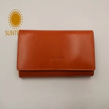 China Fashion leather wallet manufacturer, Genuine leather Women wallet supplier,Bangladesh  leather lady wallet manufacturer