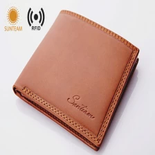 中国 高品質の革財布メーカー、男性のための中国工場RFID PUレザー財布、中国のRFIDメンズ財布サプライヤー メーカー
