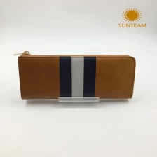 Cina Fornitore di supporto professionale di carta di affari, organizzatore della frizione italiana, Sunteam Ladies Leather Wallet produttore