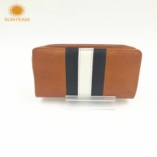 China bifold genuine leather women wallet, womens zippered wallet seller , New design lady purse Manufacturer manufacturer