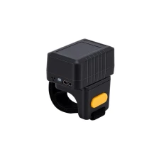 الصين بلوتوث حلقة الباركود 1D 2D ماسح ضوئي باركود ، ماسح ضوئي قارئ الباركود اللاسلكي القابل للارتداء الصانع