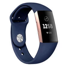 China CBFC07 Soft Silicone Replacement Wristband Strap  For Fitbit Charge 3 manufacturer