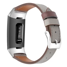 الصين CBFC08 كلاسيكي جلد اصلي سوار معصمه ل Fitbit Charge 3 الصانع