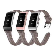 الصين CBFC10 زهرة طباعة جلدية لينة استبدال الفرقة ل Fitbit تهمة 3 الصانع