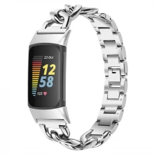 Cina Cinturino in acciaio inox per fibbia pieghevole CBFC5-20 per carica di fitbit 5 produttore