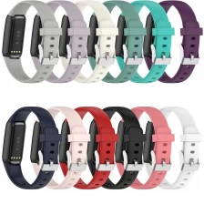 porcelana CBFL13 Wholesale Deporte Reloj de goma colorido Correa de reloj de silicona para Fitbit Luxe fabricante