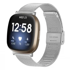 الصين CBFV03 شبكة معدنية الفولاذ المقاوم للصدأ عصابات ووتش ل fitbit العكس 3 smartwatch الصانع