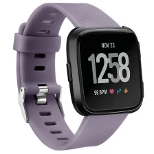 China CBFV104 Trendybay Twill patroon Sport zachte siliconen vervanging STrap voor Fitbit Versa fabrikant