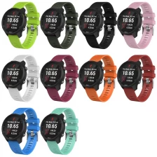 Cina Cinturino in gomma in gomma in silicone rapido CBGM38 20mm per Garmin Forerunner 645 245 produttore