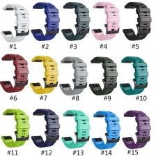 الصين CBGM50 26 ملليمتر 22 ملليمتر 20 ملليمتر سهلة صالح سيليكون watchband ل garmin fenix 6 6 ثانية 6x برو 5 5x 5 ثانية زائد ووتش الصانع