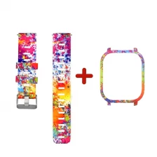 China CBHA-110 Colorful Printed Silicon Watch Strap For Xiaomi Huami Amazfit GTS manufacturer