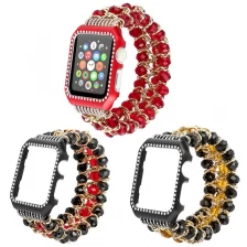 Cina CBIW1013 Braccialetto di gioielli in rilievo elastico fatto a mano con paraurti protettivo in metallo bling produttore