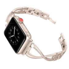 China CBIW1036 X-Link Stainless Steel BandsWith Crystal Rhinestone For Apple Watch Series 1 2 3 4 manufacturer