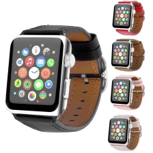 China CBIW122 Vintage Apple Watch lederen horlogebanden 38mm 42mm fabrikant