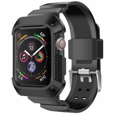 中国 険しい保護カバーが付いているAppleの時計バンドスポーツのシリコーンの革紐のためのCBIW151 メーカー