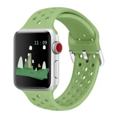 China CBIW216 For Apple Watch Series 5 4 3 44mm 42mm 40mm 38mm Replacement Sport Silicone Watch Strap manufacturer