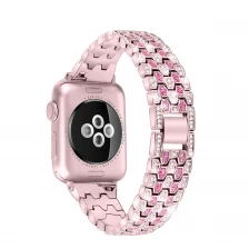 Китай CBIW233 Bling Diamond Metal Сменный ремешок для наручных часов для Apple Watch производителя