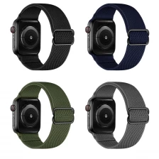 Cina CBIW251 nuovo cinturino in nylon in nylon in elastidabile regolabile per cinturino per orologio per apple 38mm 40mm 42mm 44mm per IWATCH serie 6 5 4 3 2 1 SE produttore