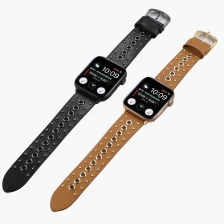 الصين CBIW284 عصابات جلدية رصع ل Apple Watch Strap 44MM 40MM 42MM 38MM Series 6 5 4 3 2 1 الصانع