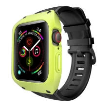 Chine Bracelet de montre en silicone souple CBIW29 Sport pour Apple Watch 44mm avec housse de protection fabricant
