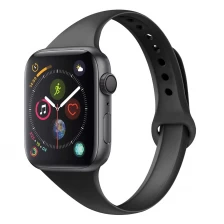 중국 Applewatch 밴드를위한 CBIW291 뜨거운 판매 슬림 스포츠 실리콘 고무 스트랩 제조업체