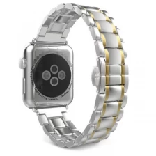 Cina CBIW307 Bracciale iWatch Metal Link con chiusura a farfalla a doppio bottone produttore