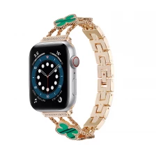 porcelana CBIW436 Diseñador Brazalete Smart Watch Metal Strap pulsera para el reloj de Apple fabricante