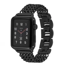 الصين CBIW449 Trendybay المعادن ستانلس ستيل Watchband سوار حزام ل Apple Watch Series 7 6 5 4 3 SE الصانع
