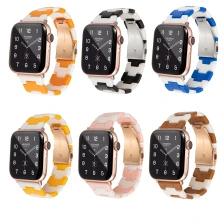 China CBIW458 Resin Watchband Watch Strap For Apple Watch 41mm 45mm 38mm 40mm 42mm 44mm manufacturer