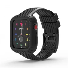 Cina CBIW466 per la fascia in silicone dell'orologio Apple con custodia protettiva per serie IWatch 5 6 40mm 44mm produttore