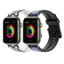 porcelana CBIW474 Sport Silicone Strap para Apple Watch 38mm 42mm 40mm 44mm 41mm 45mm fabricante