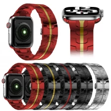 Chiny CBIW475 luksusowy zespół zegarków ze stali nierdzewnej dla Apple Watch Ultra 49mm Series 8 7 6 5 4 3 producent